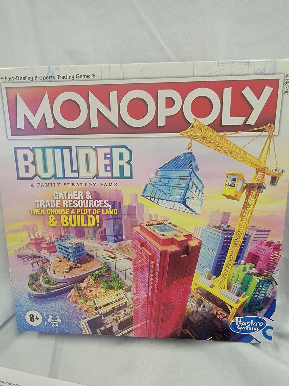 Monopoly Builder Board Game By Hasbro - New Ages 8+, 2-4 Players - Fun 0165